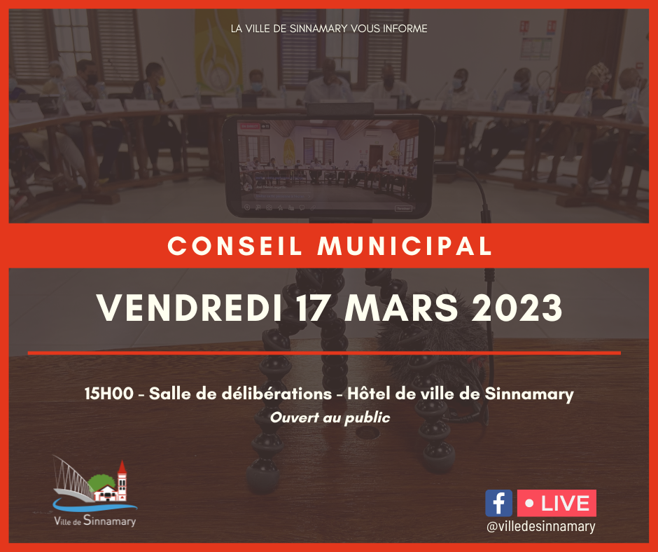 Conseil municipal 17 mars 2023